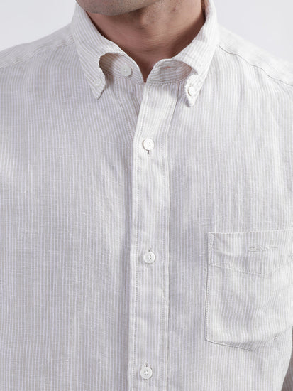 Gant Sand Striped Regular Fit Shirt