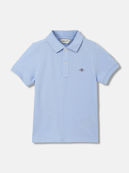 Gant Kids Blue Fashion Regular Fit Polo T-Shirt