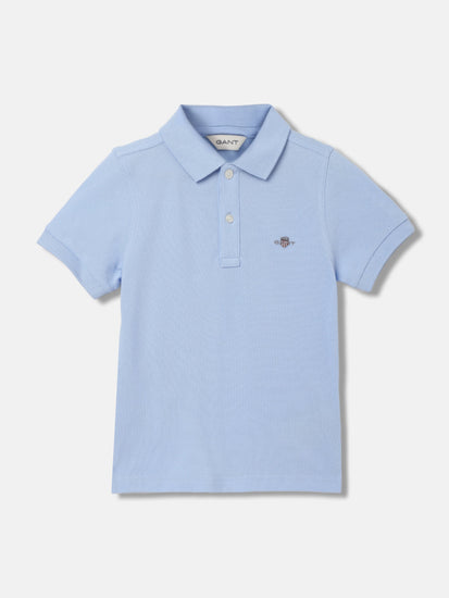 Gant Kids Blue Fashion Regular Fit Polo T-Shirt