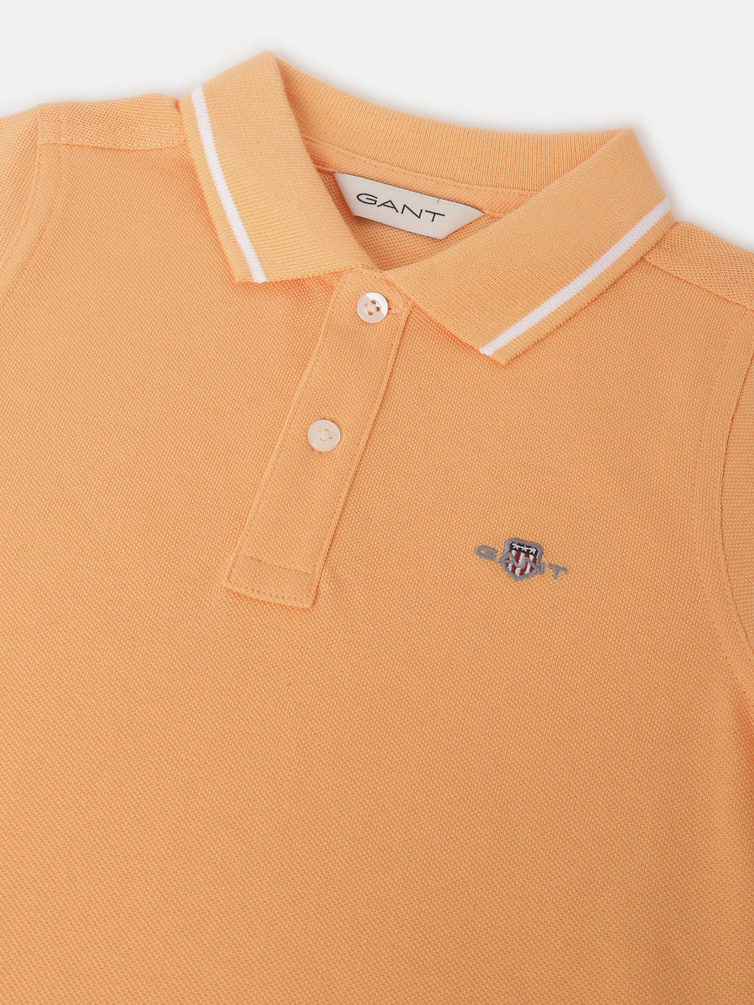 Gant Kids Orange Fashion Regular Fit Polo T-Shirt