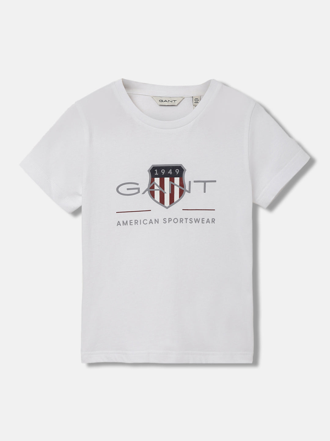 Gant Kids White Fashion Regular Fit T-Shirt