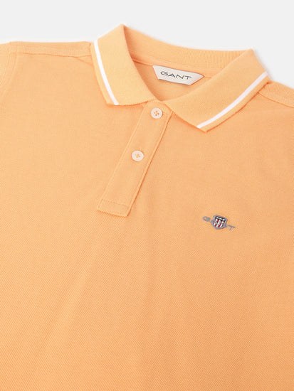 Gant Kids Orange Fashion Regular Fit Polo T-Shirt