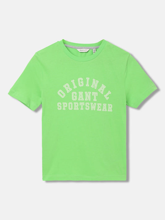 Gant Kids Green Fashion Relaxed Fit T-Shirt