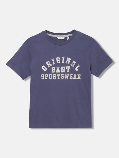 Gant Kids Blue Fashion Relaxed Fit T-Shirt