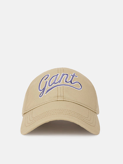 Gant Boys Beige Solid Baseball Cap