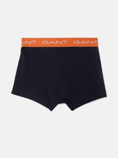 Gant Boys Solid Cotton Trunk (Pack of 3)