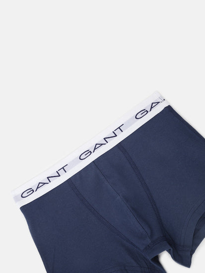 Gant Boys Solid Cotton Trunk (Pack of 3)