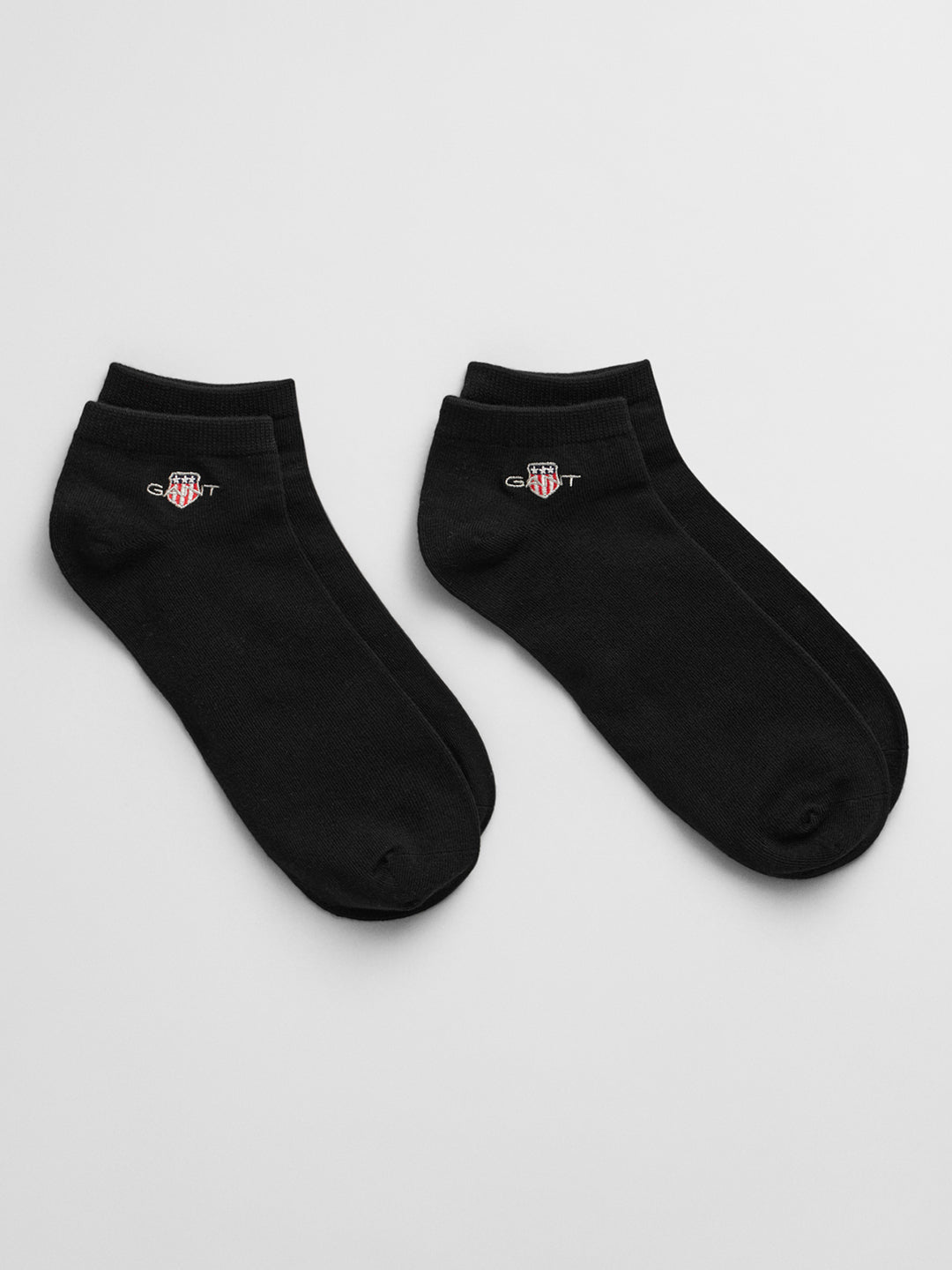 Gant Boys Black Solid Ankle Length Socks