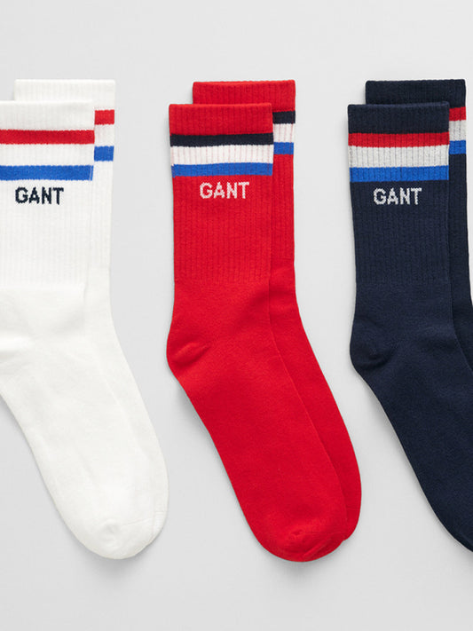 Gant Boys Multi Solid Calf Length Socks