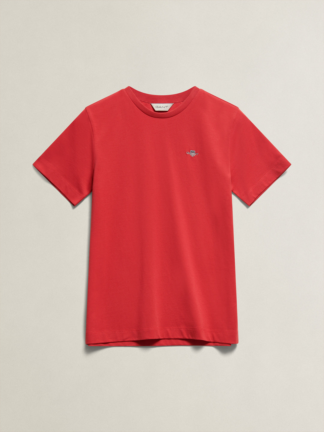 Gant Boys Red Round Neck T-Shirt