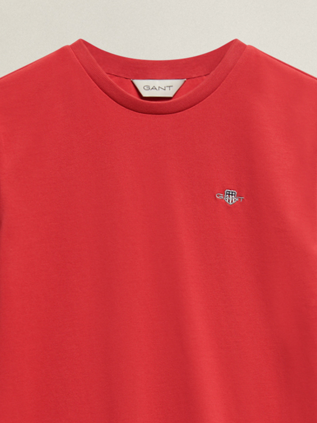 Gant Boys Red Round Neck T-Shirt