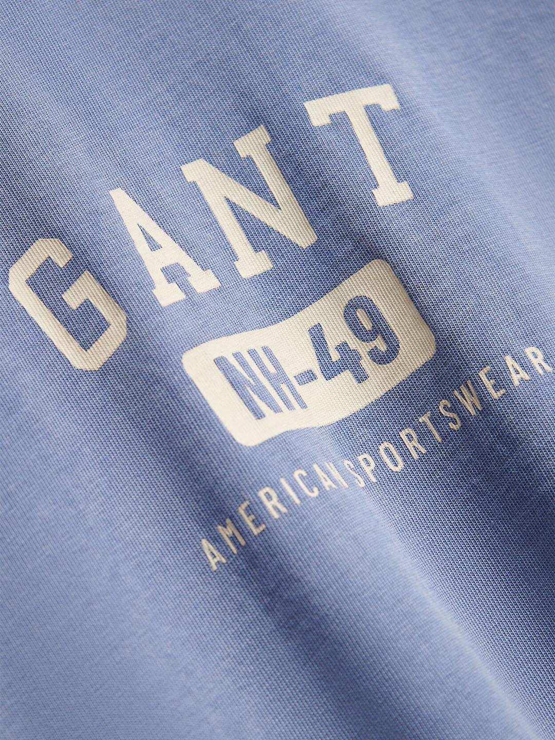 GANT Boys Cotton Blue T-Shirt
