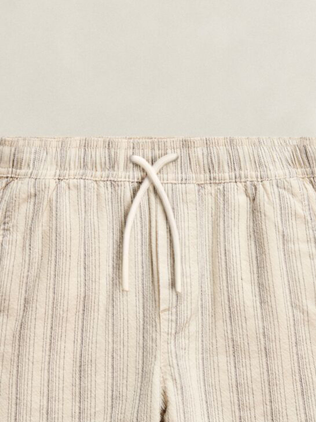 GANT Boys Cream Striped Shorts