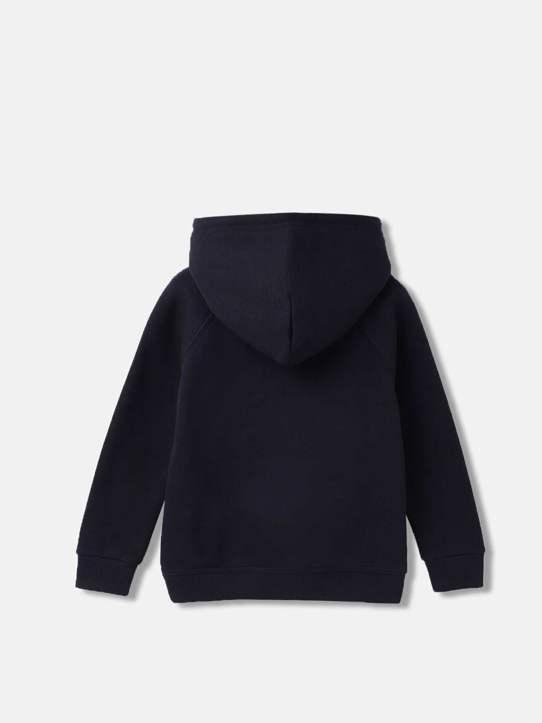 Gant Boys Navy Solid Hooded Full Sleeves Sweatshirt