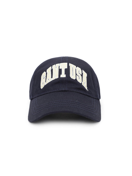 Gant Boys Navy Blue Solid Baseball Cap