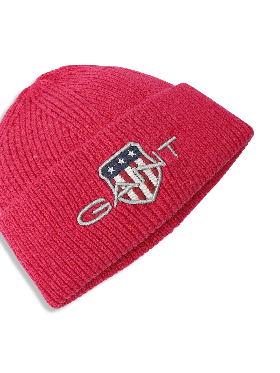 Gant Boys Pink Solid Beanie Cap