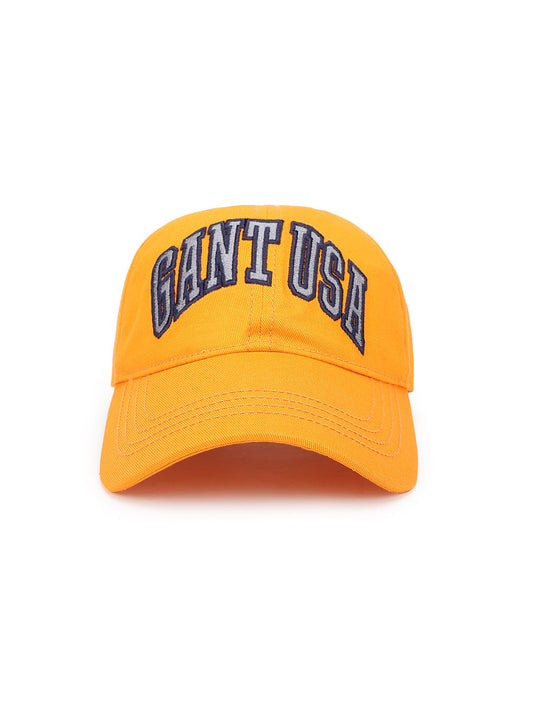 Gant Boys Orange Solid Baseball Cap