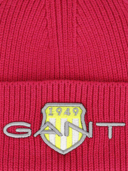 Gant Boys Pink Solid Beanie Cap