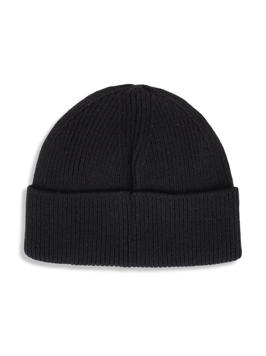 Gant Boys Black Solid Beanie Cap