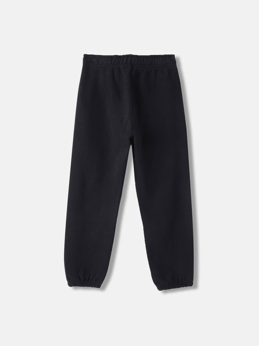 Gant Boys Blue Solid Mid-Rise Relaxed Fit Joggers Style Track Pants