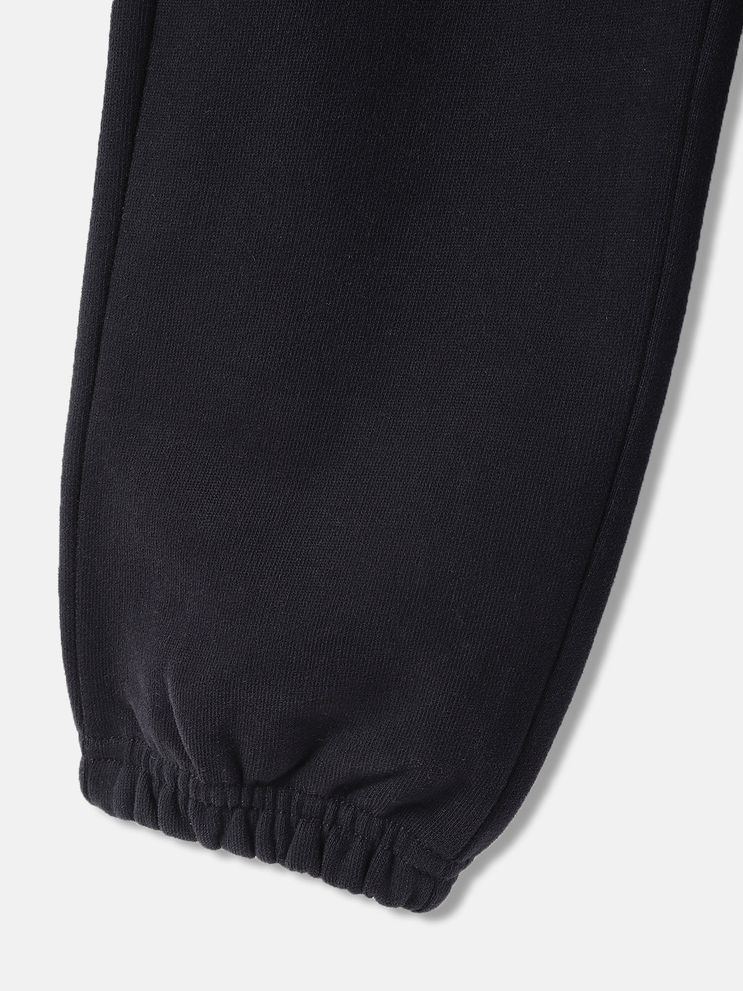 Gant Boys Blue Solid Mid-Rise Relaxed Fit Joggers Style Track Pants