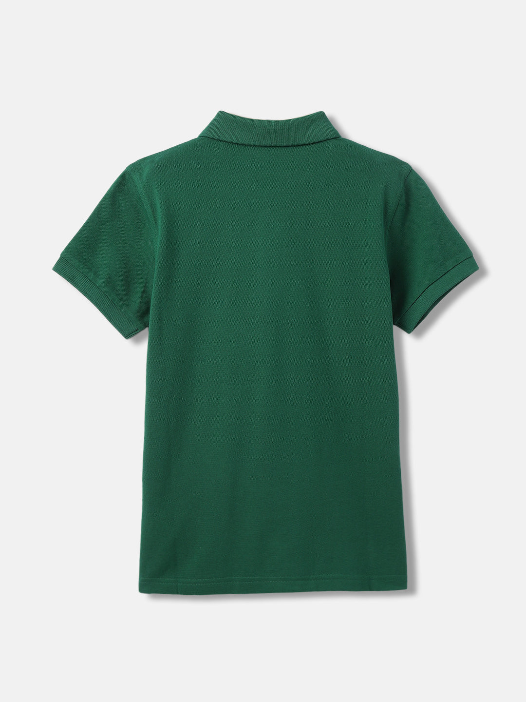 Gant Kids Green Solid Polo Collar Short Sleeves T-Shirt