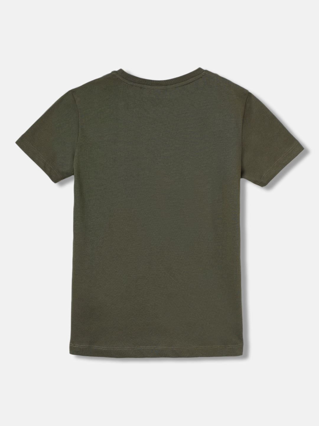 Gant Boys Green Solid Round Neck Short Sleeves T-Shirt