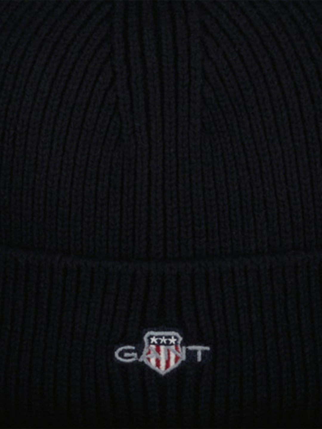 Gant Kids Black Solid Beanie Cap