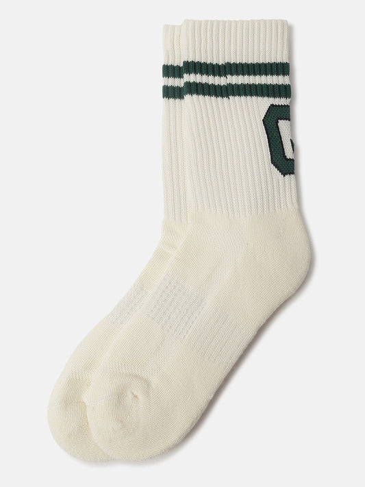 Gant Kids White Patterned Ankle Length Socks (Pack of 1)