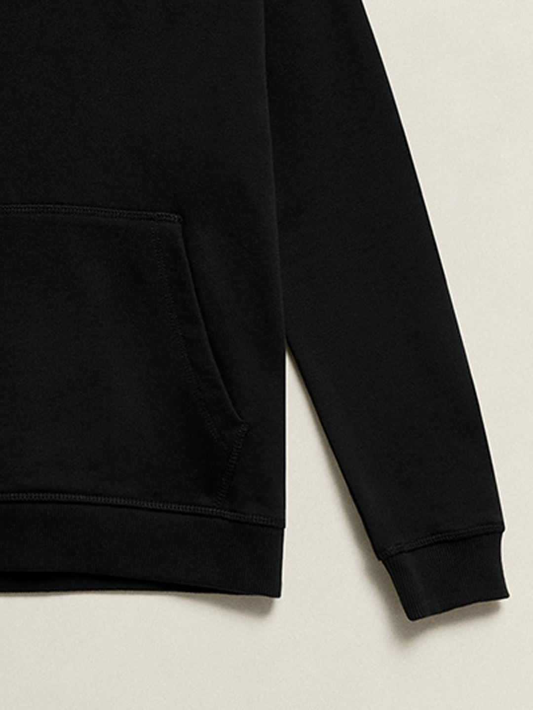 Gant Boys Black Solid Regular Fit Pure Cotton Sweatshirt
