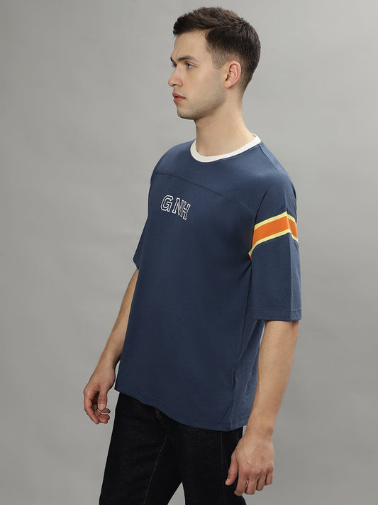 Gant Blue Fashion Relaxed Fit T-Shirt