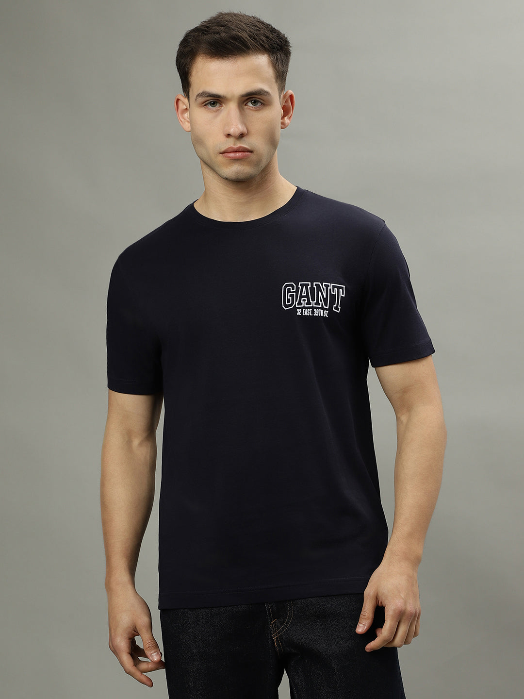 Gant Blue Fashion Logo Regular Fit T-Shirt