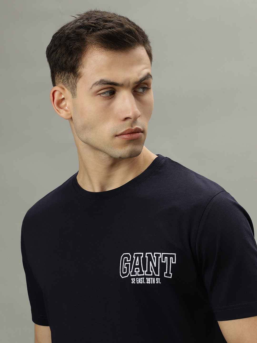 Gant Blue Fashion Logo Regular Fit T-Shirt