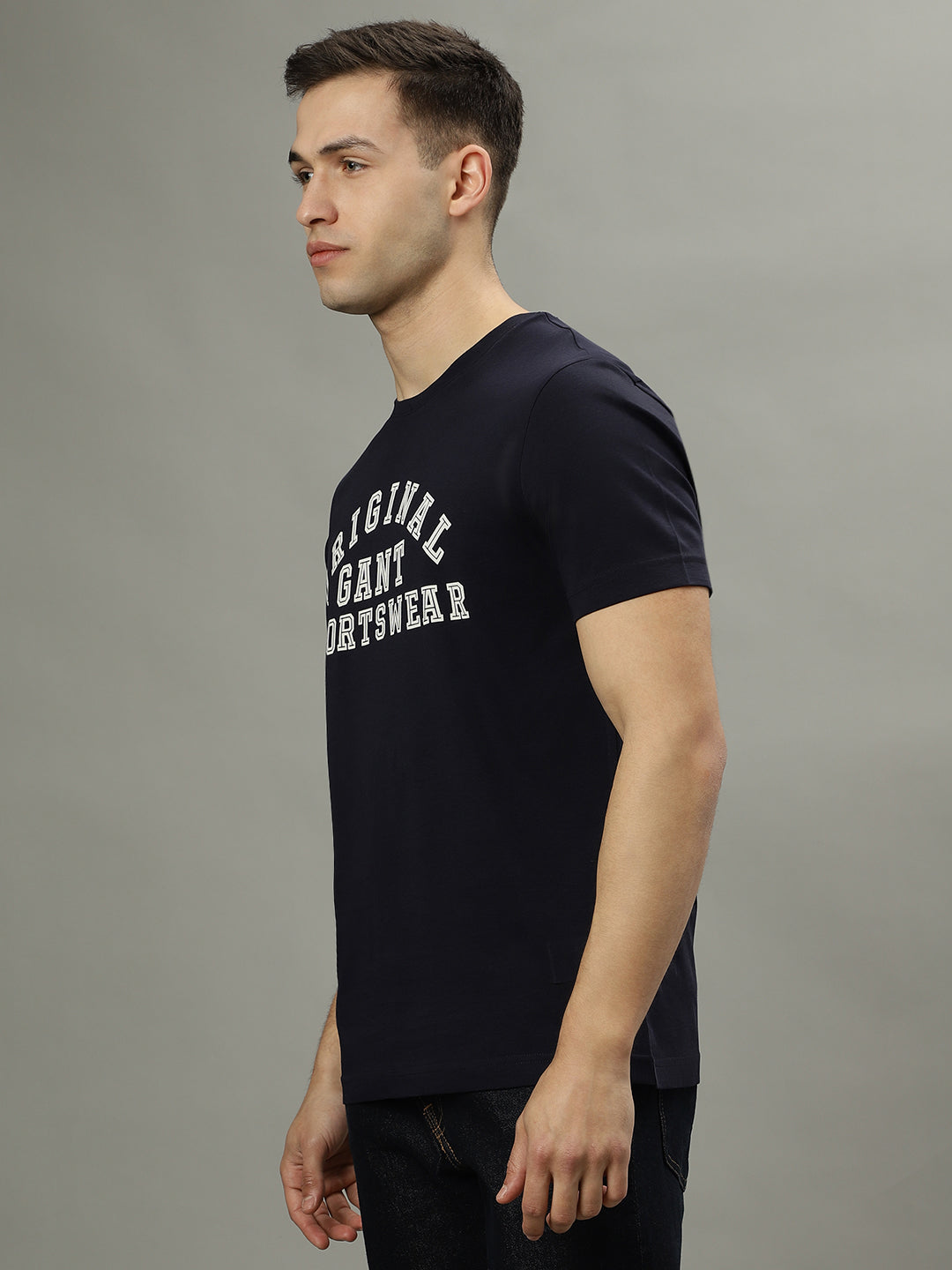 Gant Blue Fashion Printed Regular Fit T-Shirt