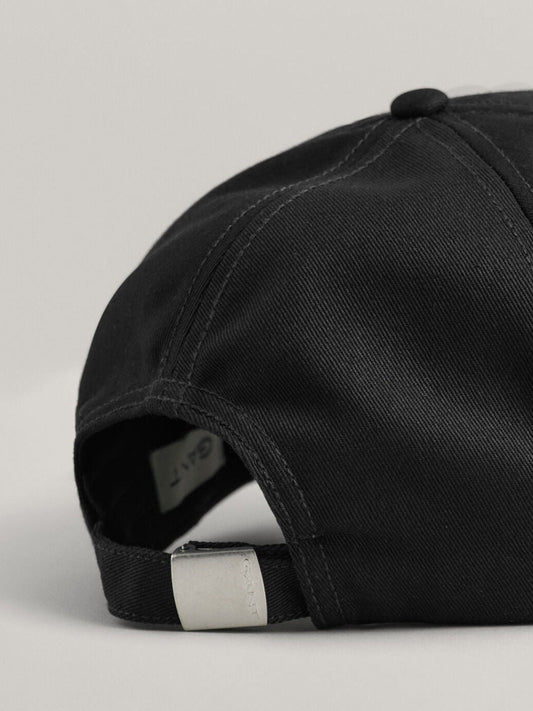 Gant Men Black Solid Baseball Cap