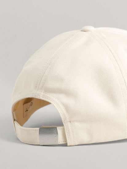 Gant Men Cream Solid Baseball Cap