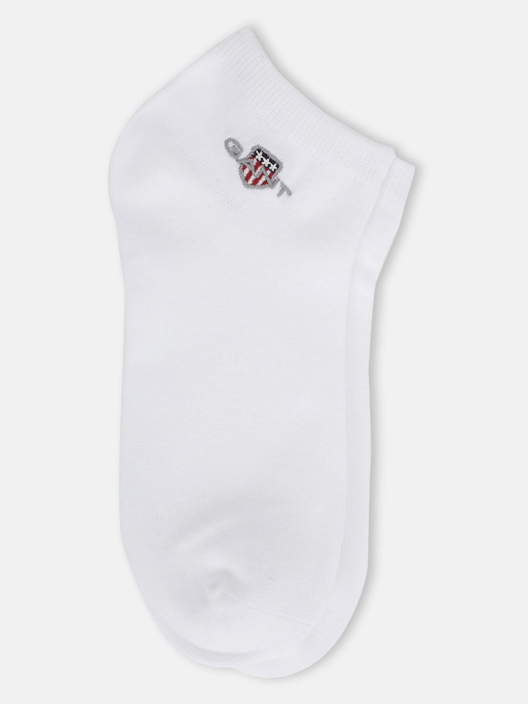 Gant Men White Solid Ankle Length Socks