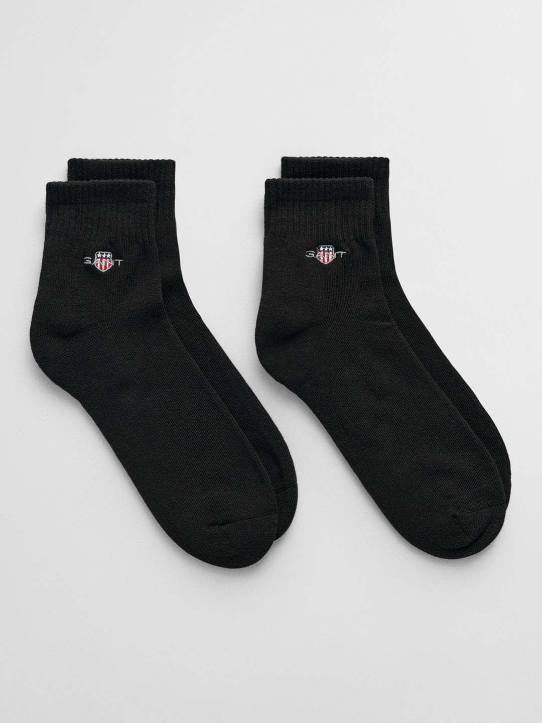 Gant Men Black Solid Ankle Length Socks