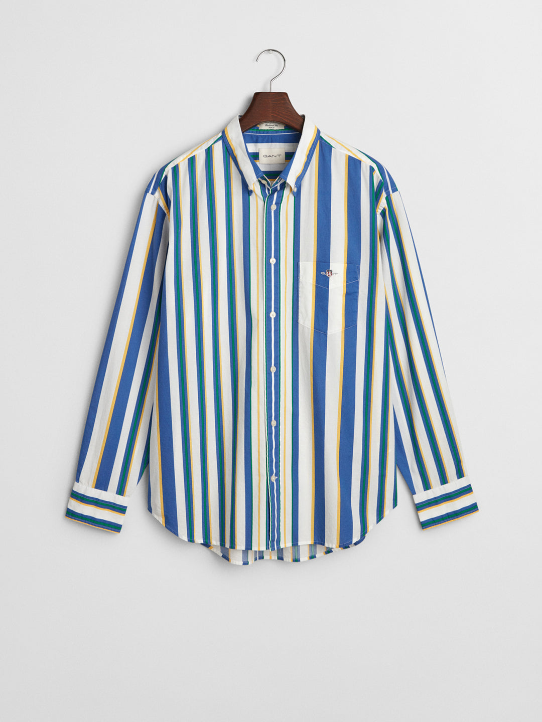 Gant Men Multi Button-Down Collar Full Sleeves Shirt