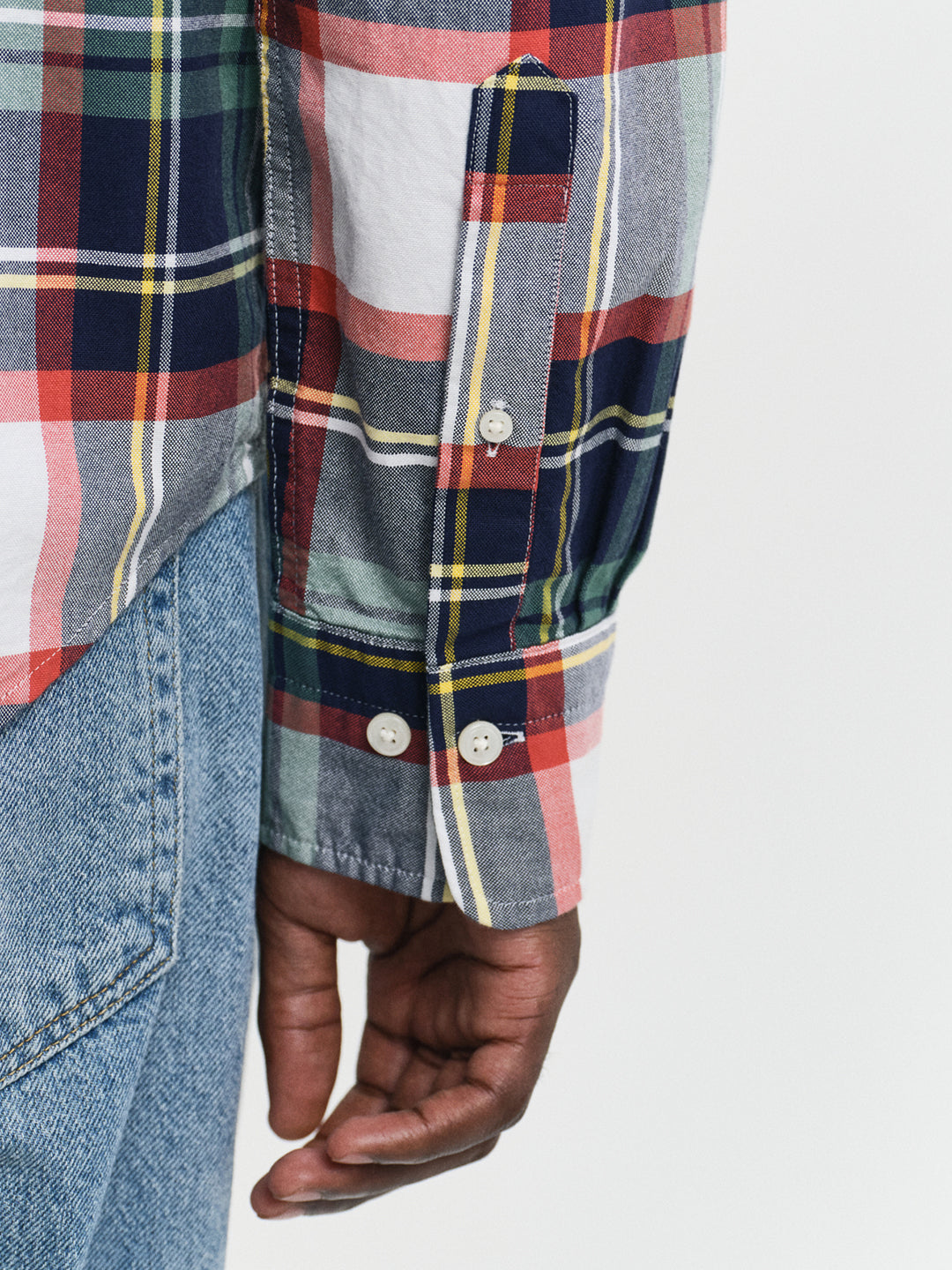 Gant Men Red Button-Down Collar Full Sleeves Shirt