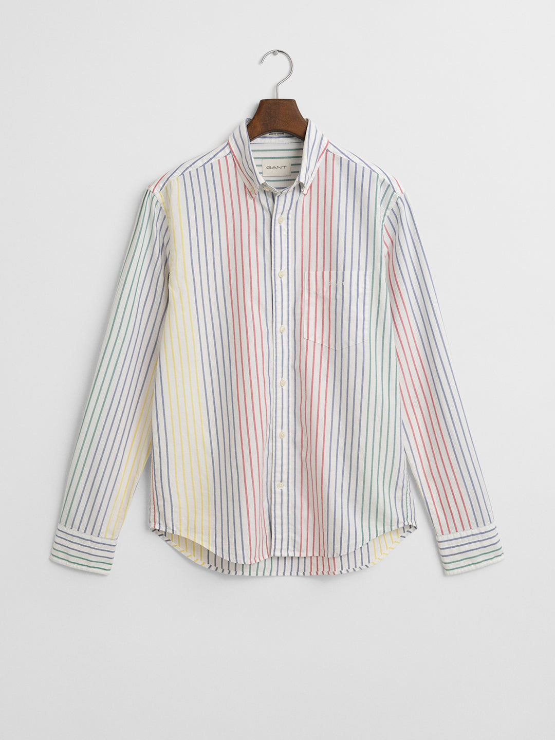 Gant Men Multi Button-Down Collar Full Sleeves Shirt