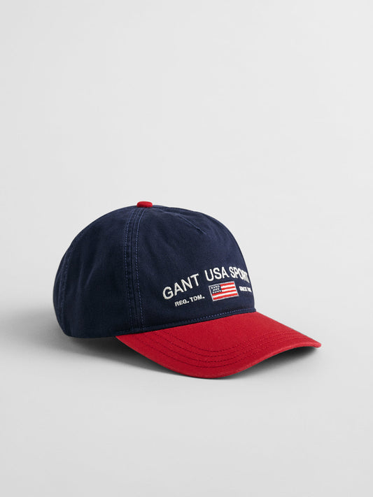 Gant Men Blue Embroidered Baseball Cap