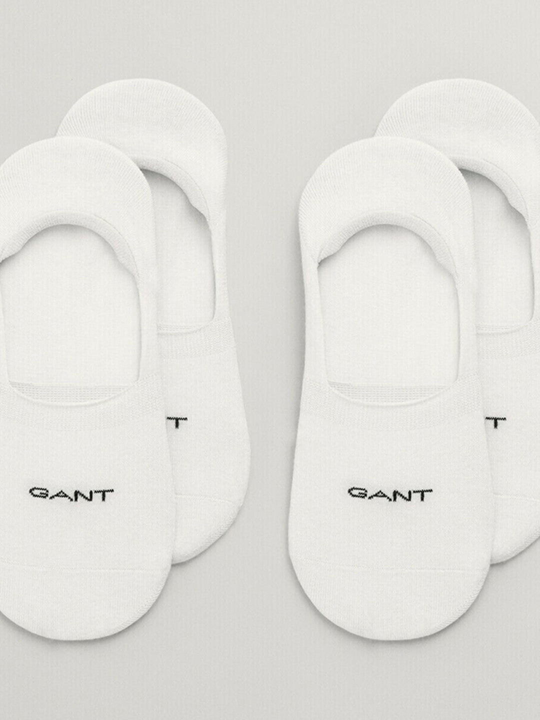 Gant Men White Solid Shoe Liners Socks