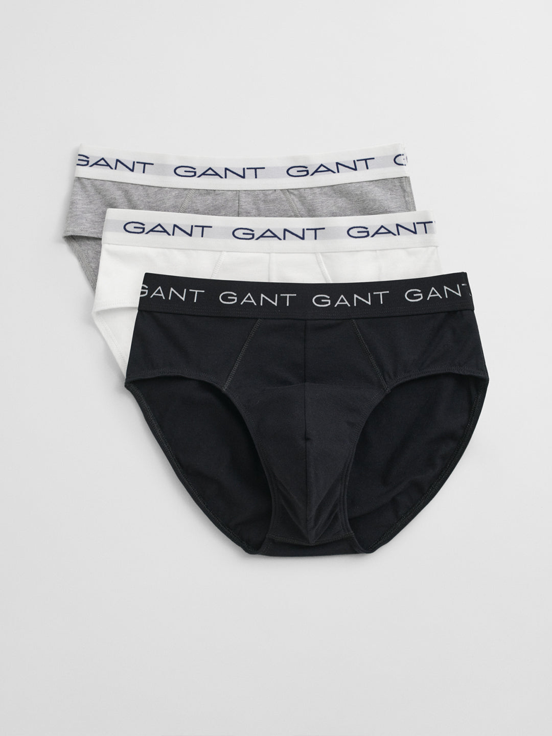 Gant Men Navy Blue Pack of 3 Briefs
