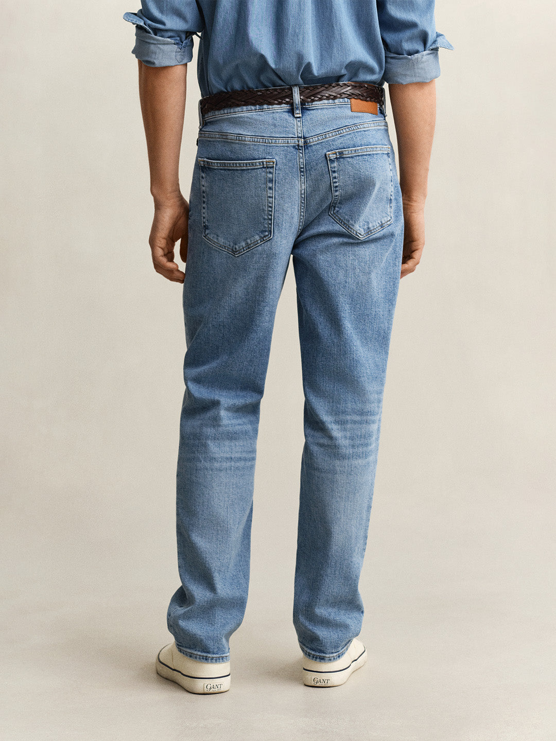GANT Men Blue Regular Fit Jeans