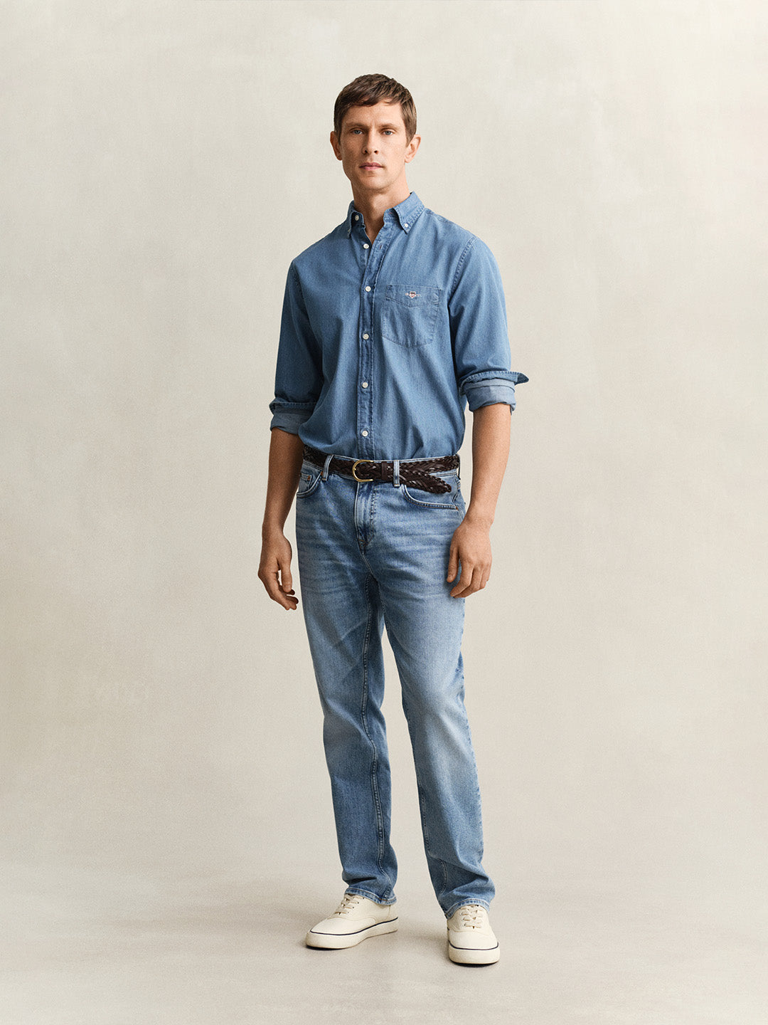 GANT Men Blue Regular Fit Jeans