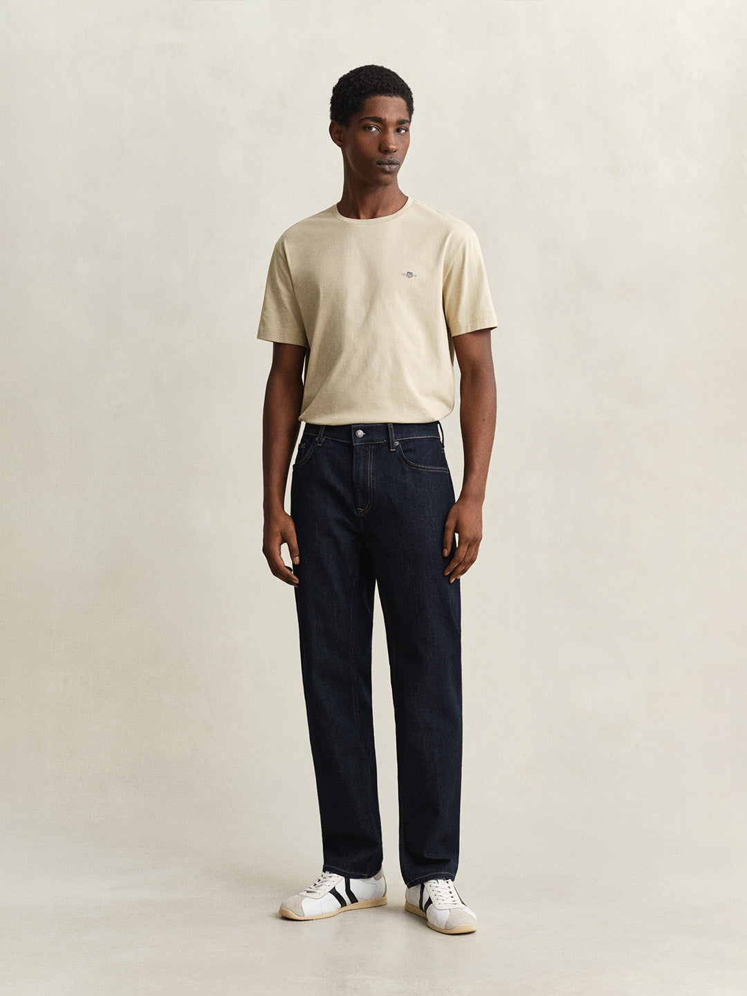 GANT Men Navy Blue Regular Fit Jeans