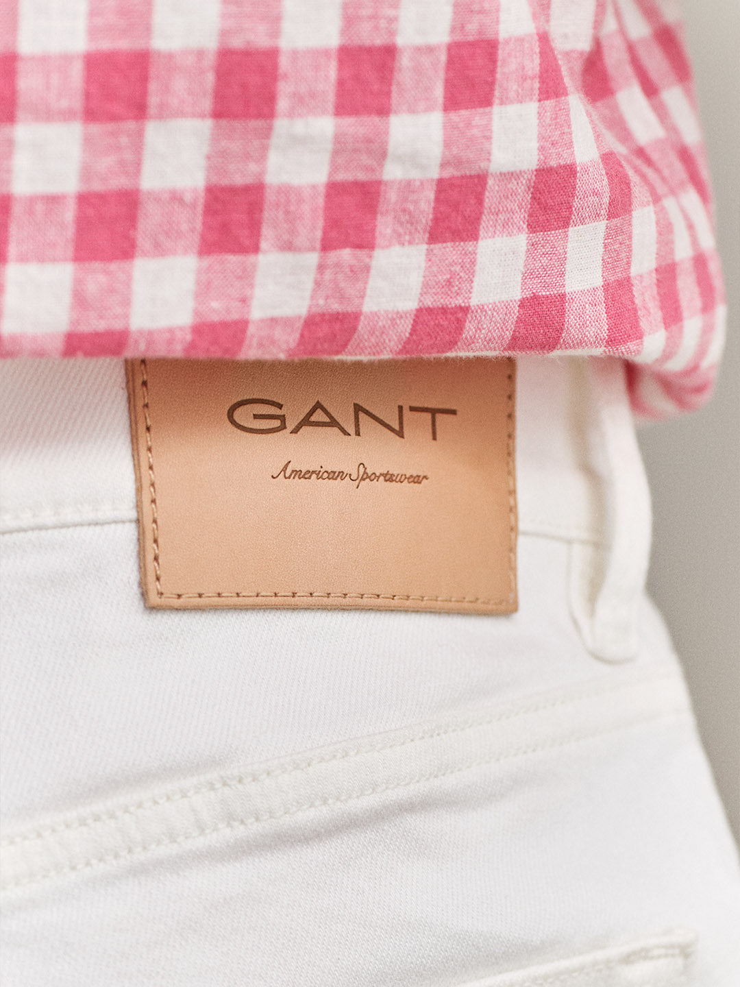 GANT Men White Regular Fit Jeans