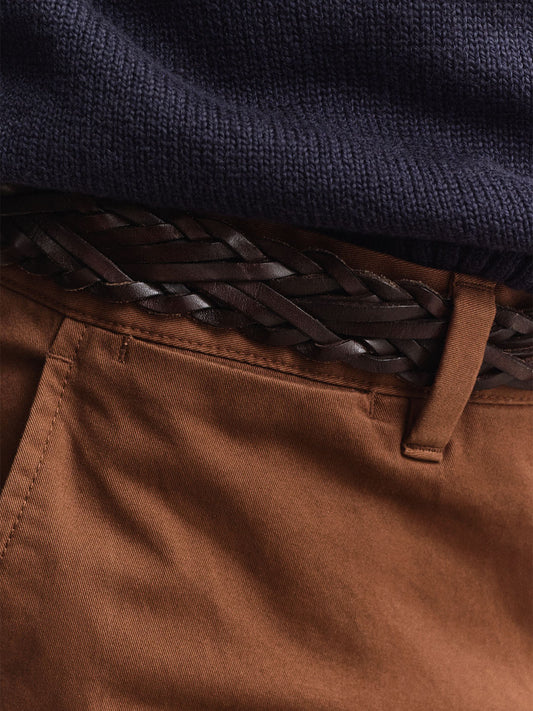 GANT Men Brown Slim Fit Classic Chinoss Trouser