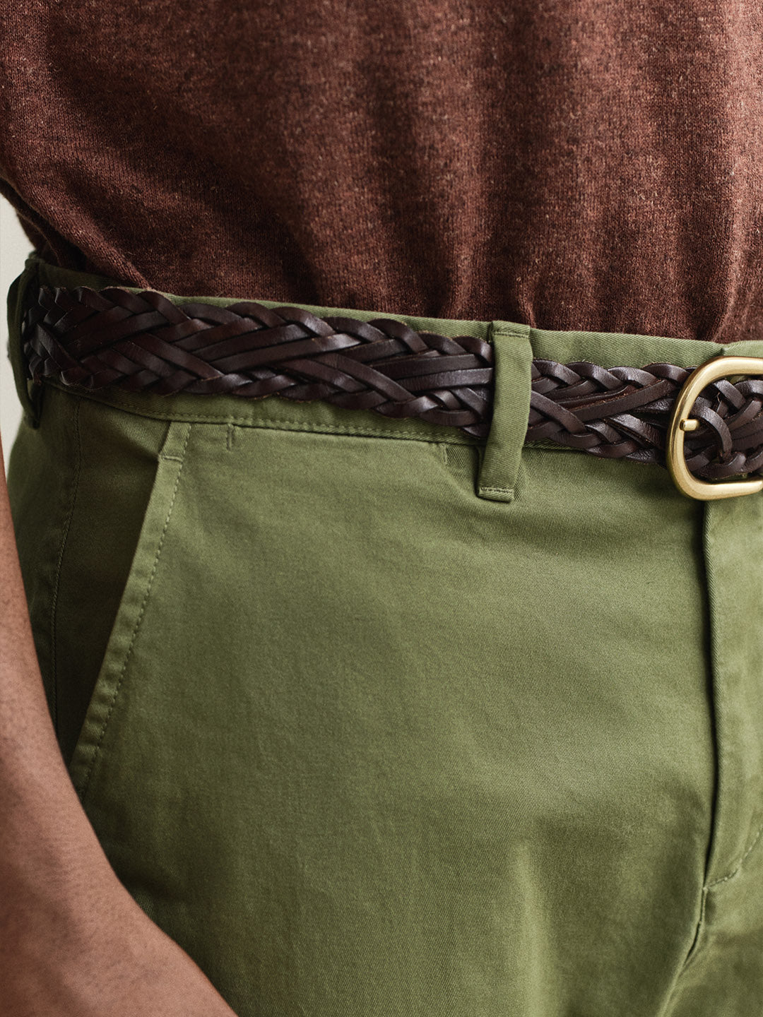 GANT Men Green Regular Fit Classic Chinoss Trouser